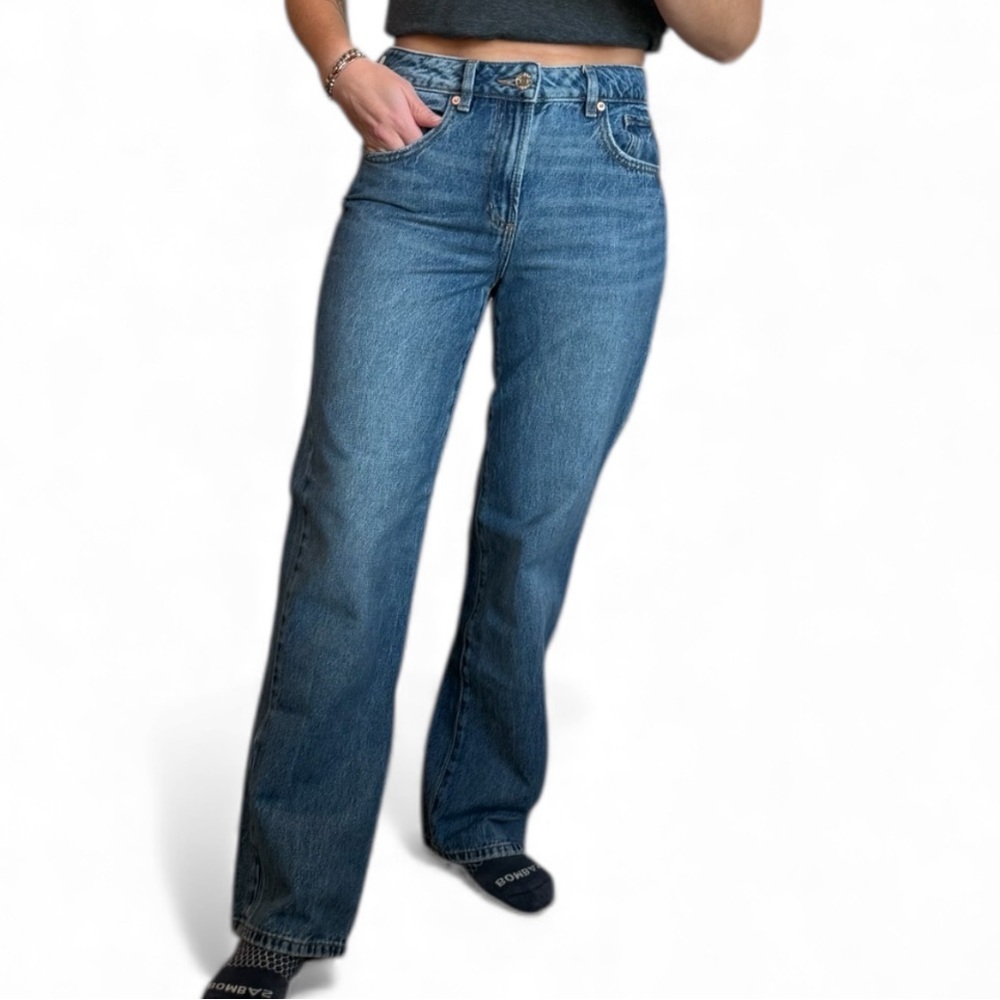 Garage Blue 90s Straight Leg Jeans Size 3/26